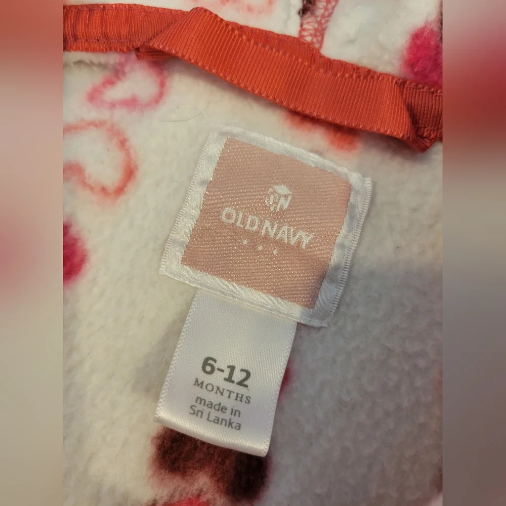 Old Navy Infant Girls zip front 6-12 months Y2K